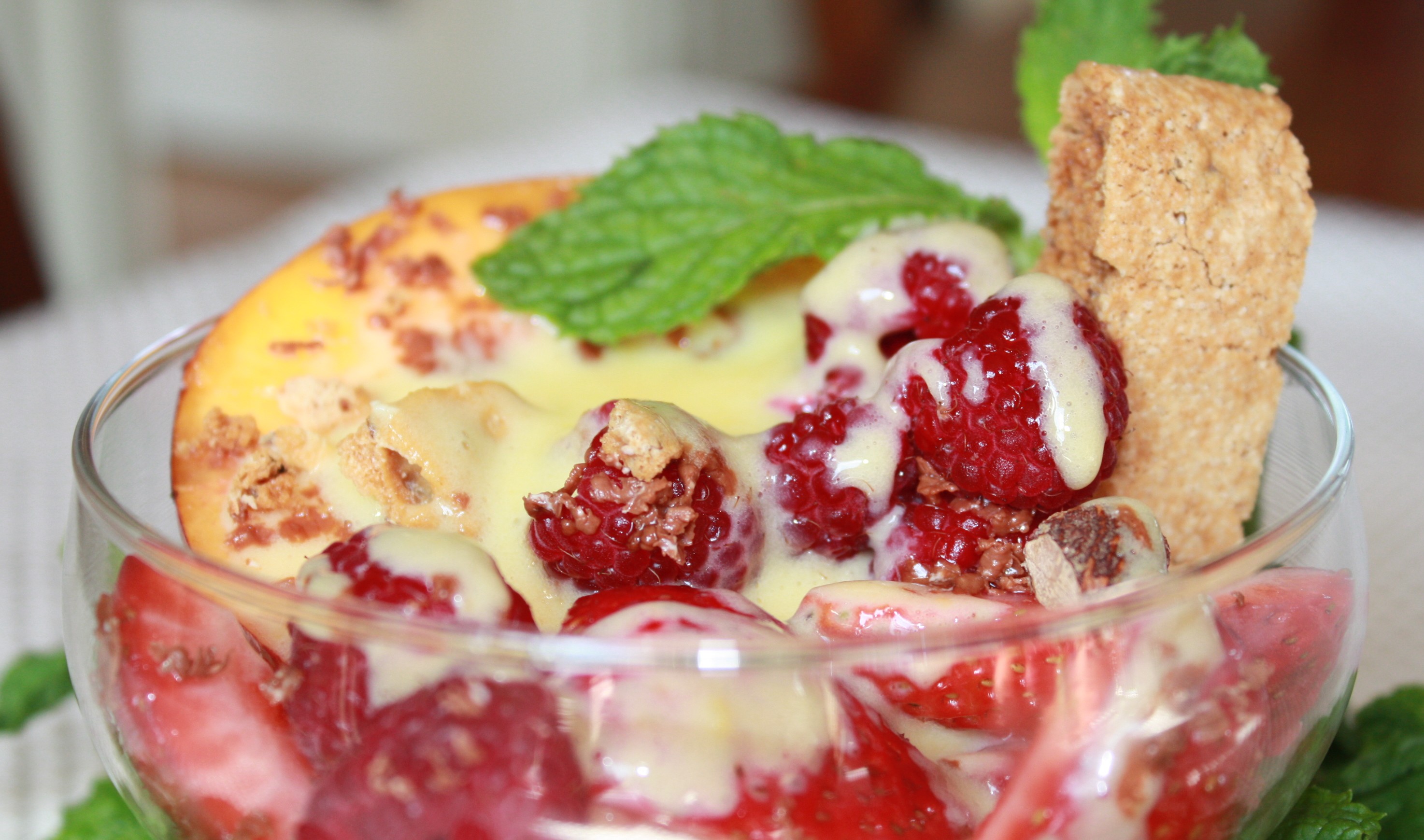 Our yummy zabaglione! 