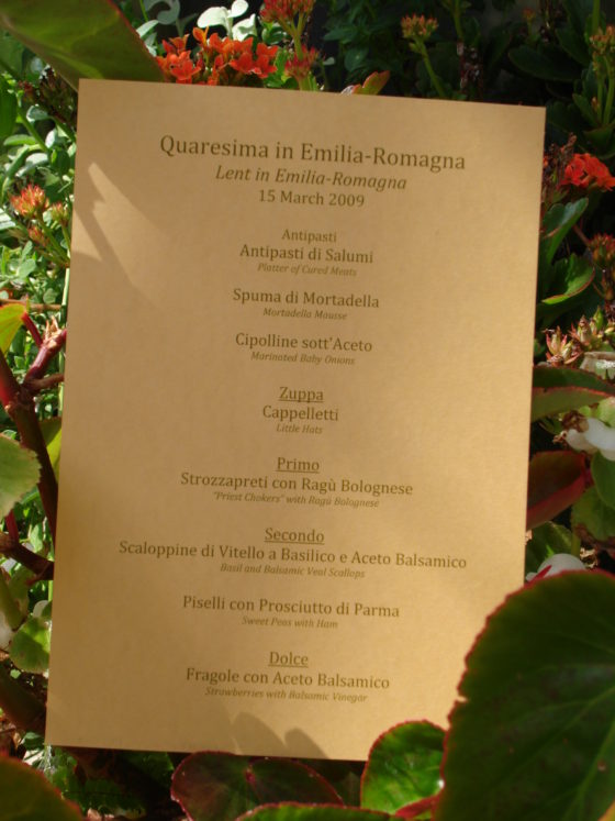 Lesson 3 – Lent in Emilia-Romagna: Quaresima in Emilia-Romagna