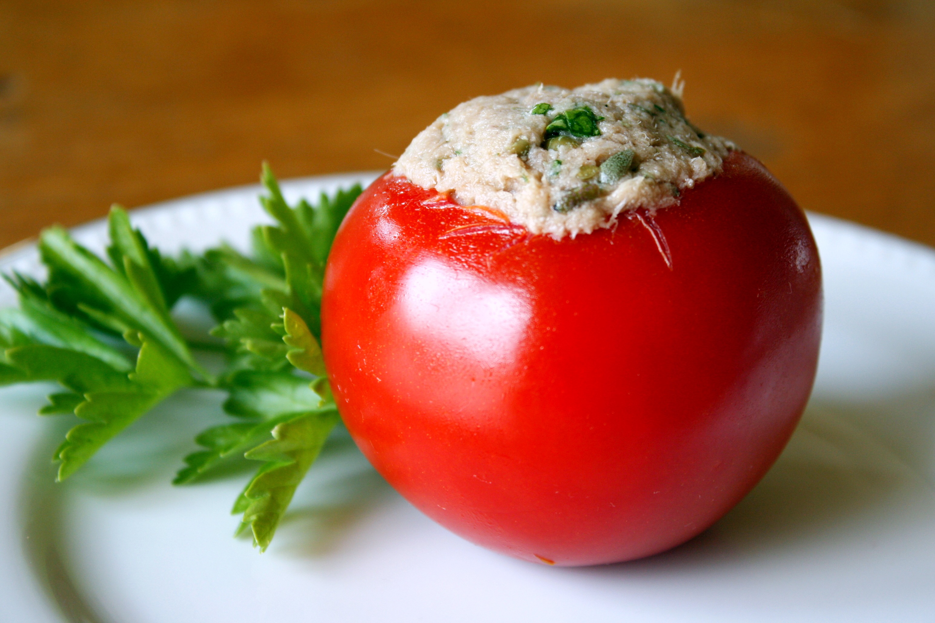 Tuna Stuffed Tomatoes