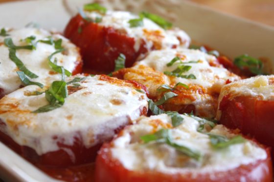 Pomodori Ripieni con Mozzarella: Stuffed Tomatoes with Mozzarella