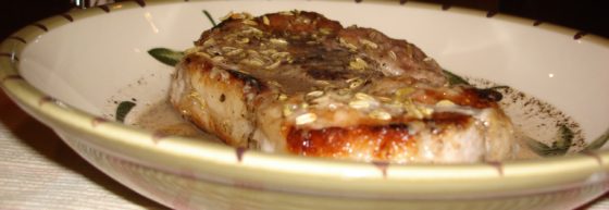 Pork Chops with Fennel, Beneventana Style: Costole di Maiale Beneventana