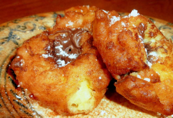 World Nutella Day 2010: Nutella-filled Grand Marnier Ricotta Fritters
