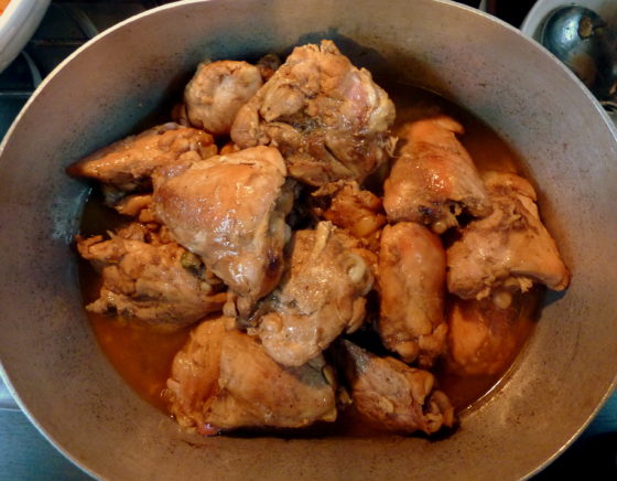 Chicken with Anchovies