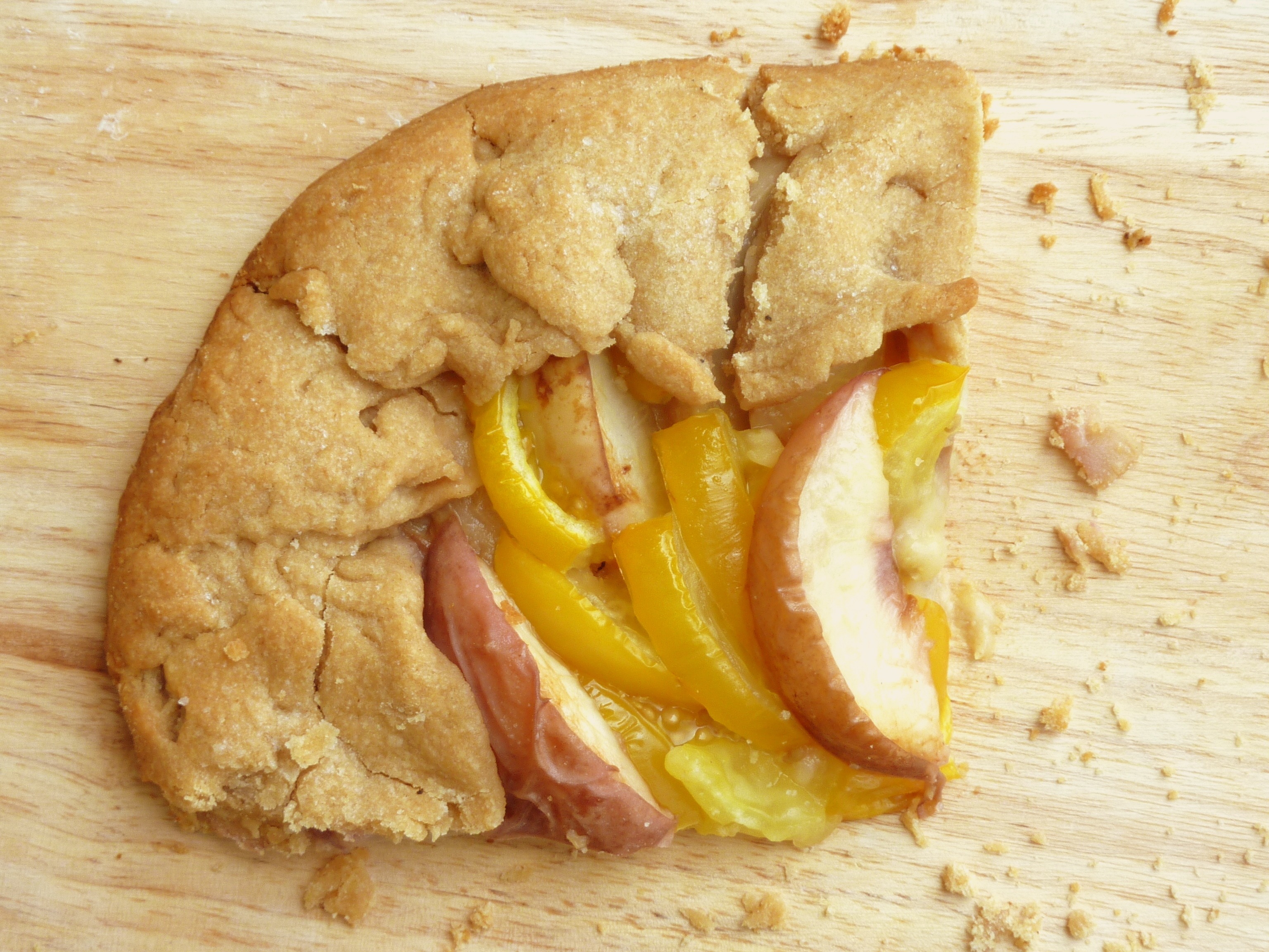 Tomato and Peach Crostada3