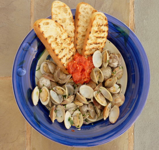 Vongole al Vino Bianco and Tyler Florence!