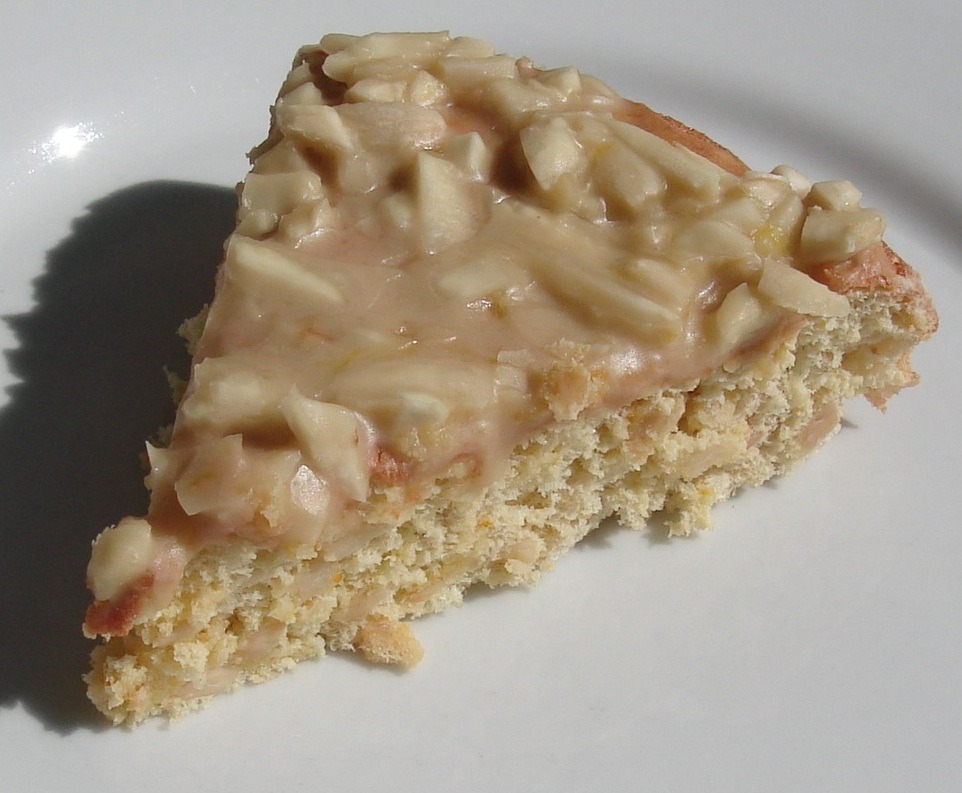 Almond Cake with Orange Glaze