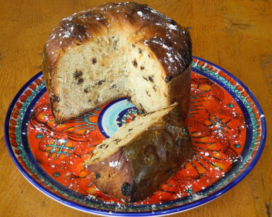 Making Christmas Panettone