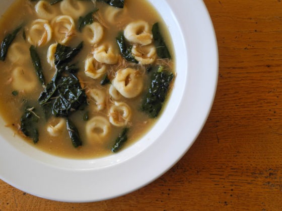 Inspiration from The Kitchen Potager’s Chef Series:  Tortellini en Brodo