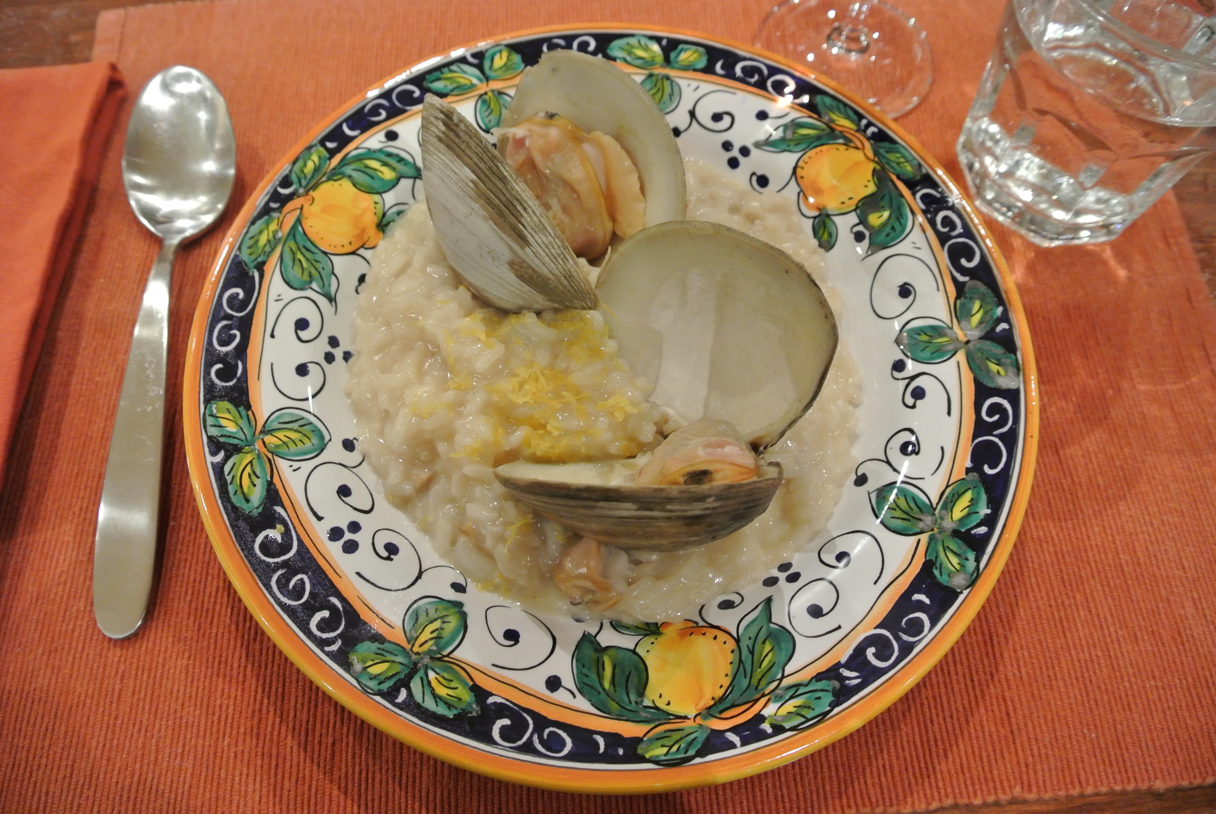 Clam Risotto with Lemon