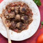 Polpettine di vitello in umido di melanzane (or ‘Cooking while lost in translation’)