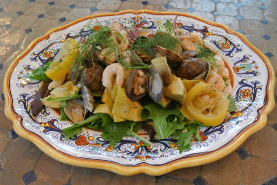 Southern Italian seafood salad (Insalata di mare)