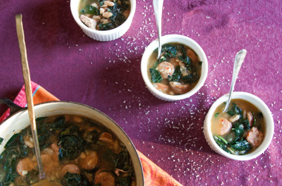 The Calm after the Storm: Hurricane Sandy and a good ‘ole pot of Sausage, Kale and Cannellini Bean Soup