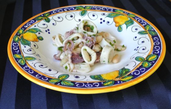 Insalata di calamari (Squid salad)