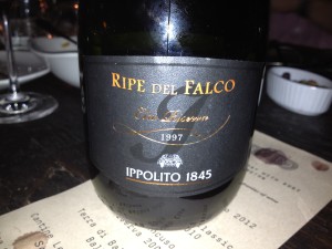 The 1997 Ripe del Falco Cirò Riserva