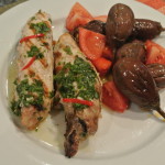 Swordfish involtini on the grill (Involtini di pesce spade alla griglia)