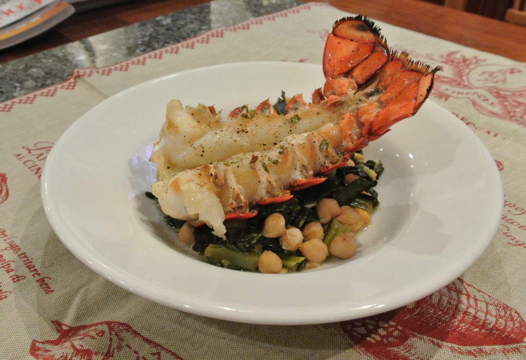 Lobster alla fiorentina