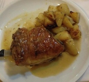 Abbacchio alla romana at Da Bucatino in Rome