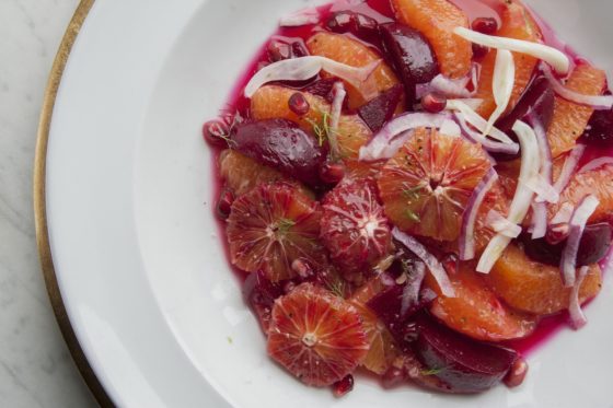 New Year’s Eve: Get that Red Underwear Ready! (And A Sparkly Citrus, Beet and Fennel Salad)