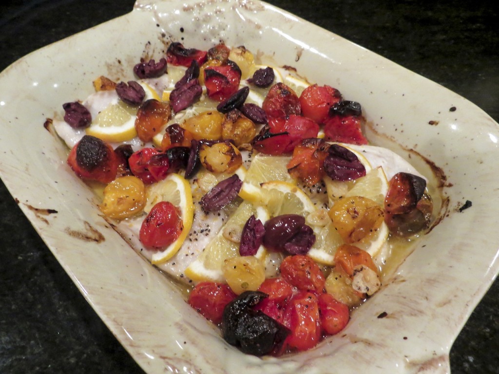 Fish with Roasted Tomatoes (1 of 1)