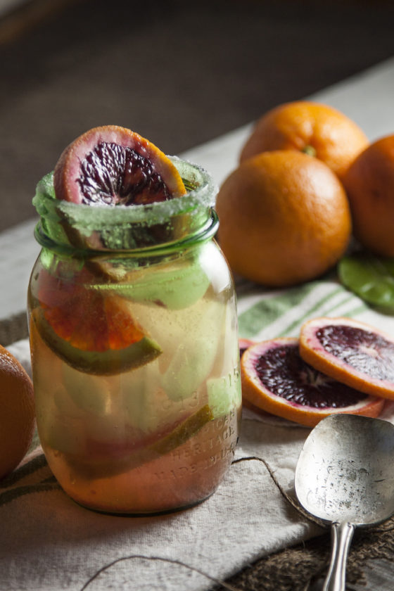 Beat the Winter Beiges!  Sicilian Blood Orange Sangria to Pizazz Your Palate