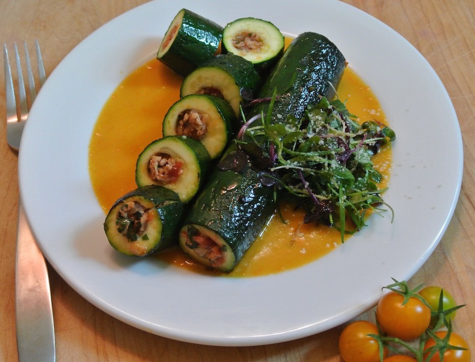 Zucchine ripine all marchigiana