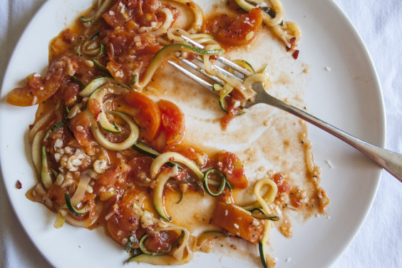 Zucchini Pasta | OurItalianTable.com