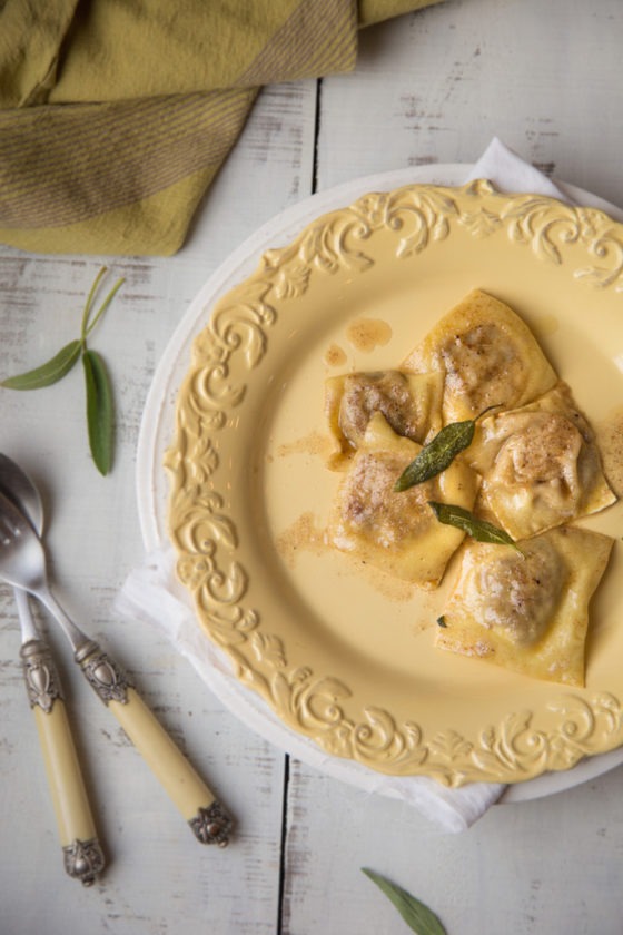 Flavors of Fall: Chestnut and Pear Ravioli with Saged Brown-Butter