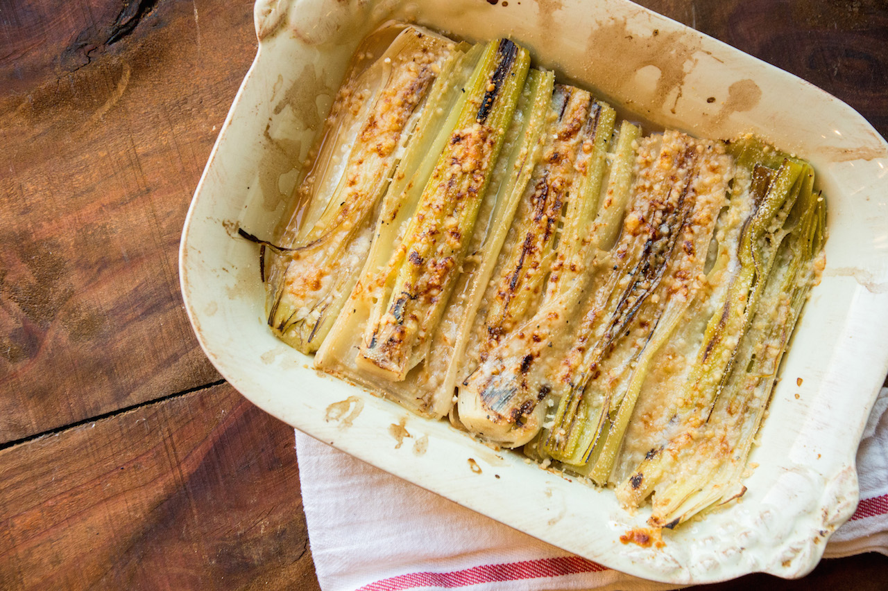 Leeks Parmesan | OurItalianTable.com