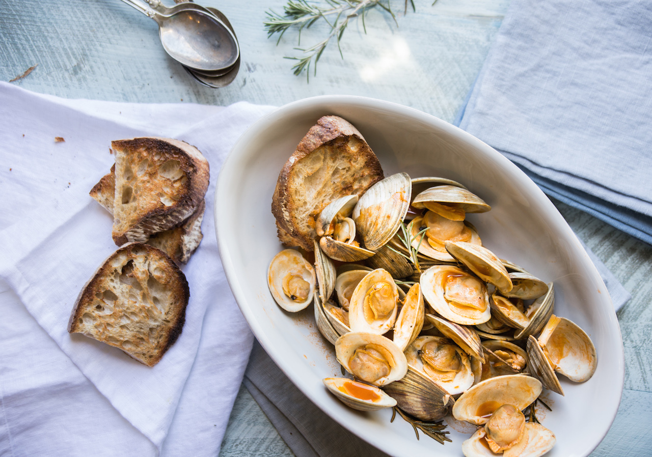 Vongole in Potacchio | OurItalianTable.com