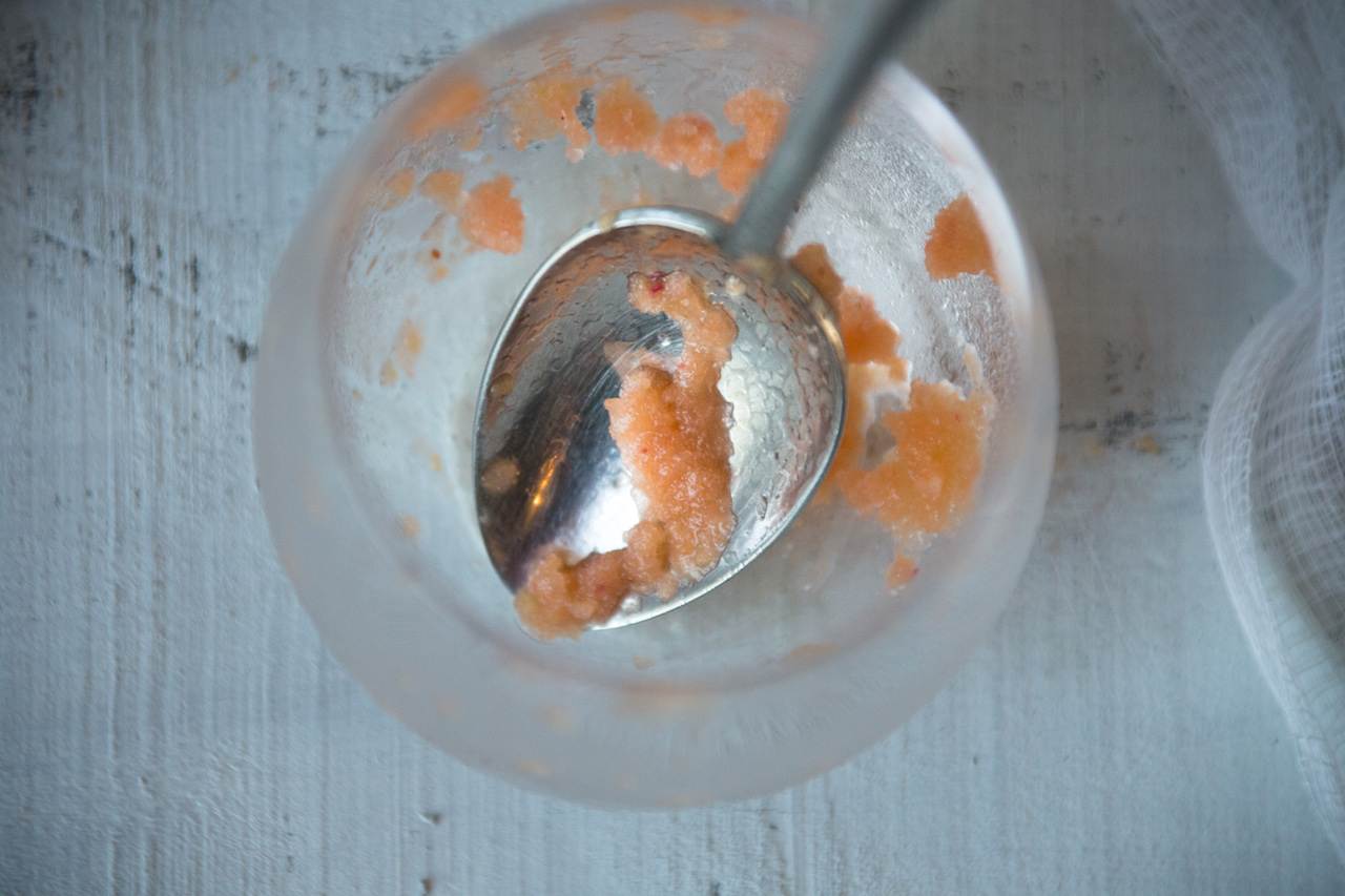 Peach Strawberry Granita3 | OurItalianTable.com