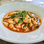 Mussels and Shells in a Saffron Tomato Soup