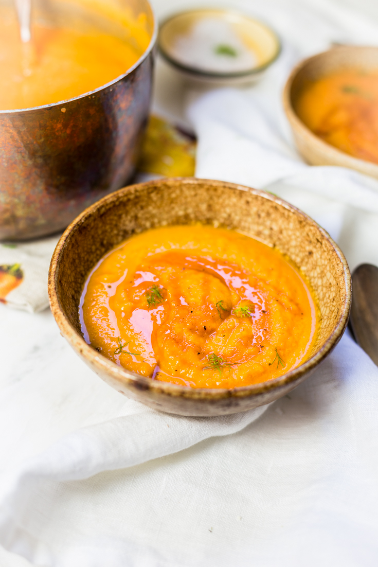 Fennel Carrot Soup | OurItalianTable.com