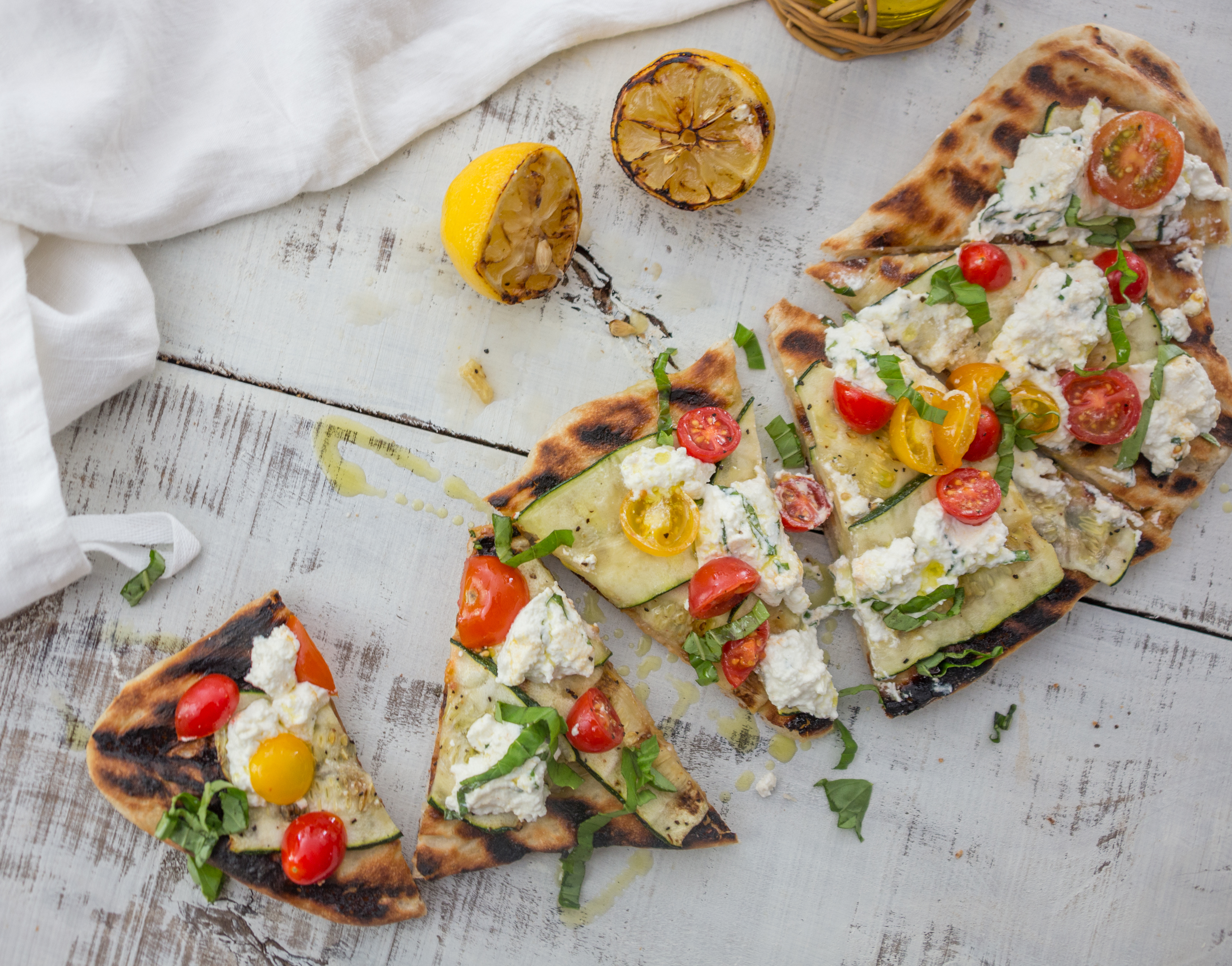 Zucchini flatbread | OurItalianTable.com