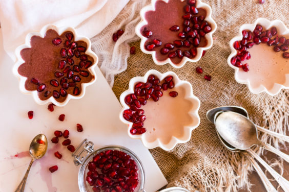 Pomegranate Panna Cotta | OurItalianTable.com