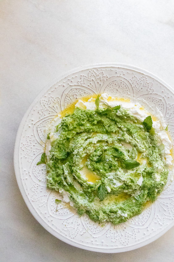 Pea and Ricotta Dip | OurItalianTable.com
