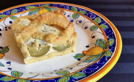 Torta dolce di carciofi (Sweet artichoke tart)