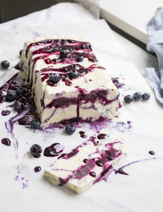 Blueberry Semifreddo | OurItalianTable.com