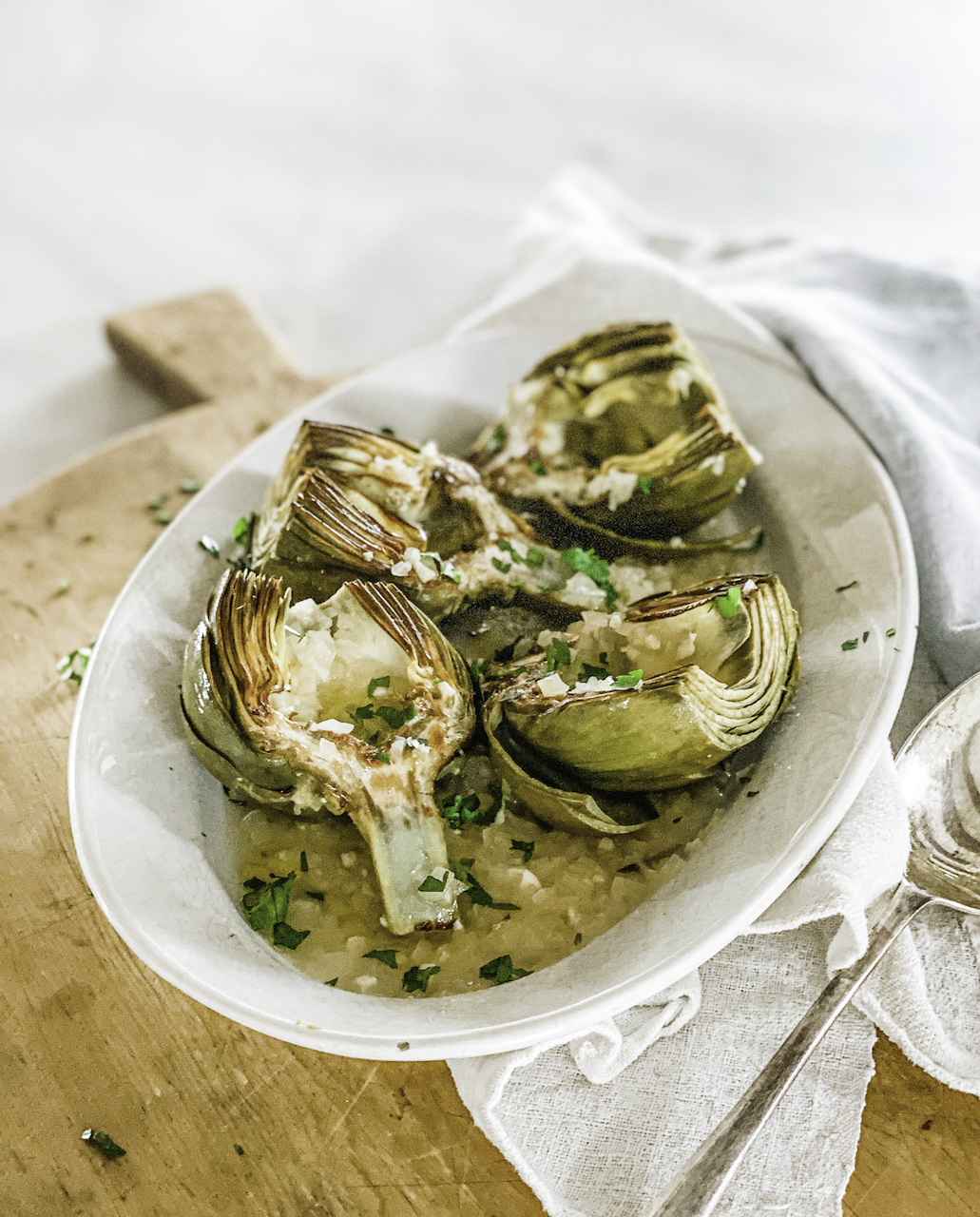 Braised Artichokes | OurItalianTable.com