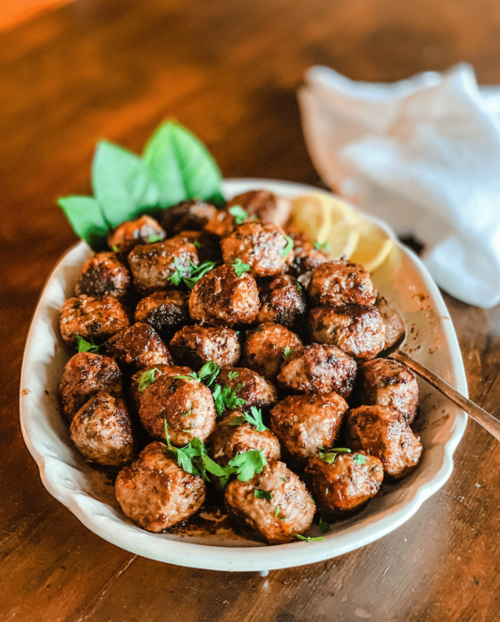 Polpettine al Limone (Lemon Scented Meatballs)