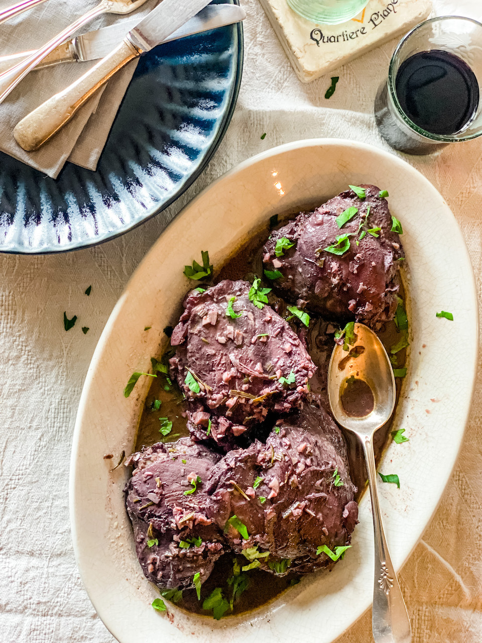 Chicken with Wine | OurItalianTable.com