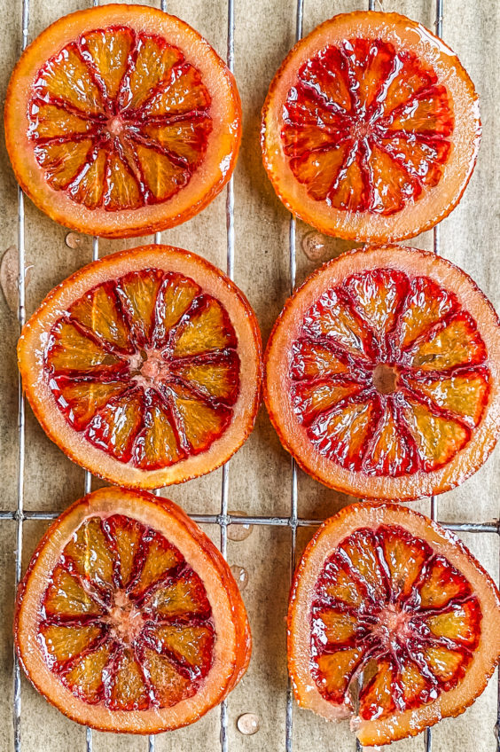 Candied Blood Oranges | OurItalianTable.com