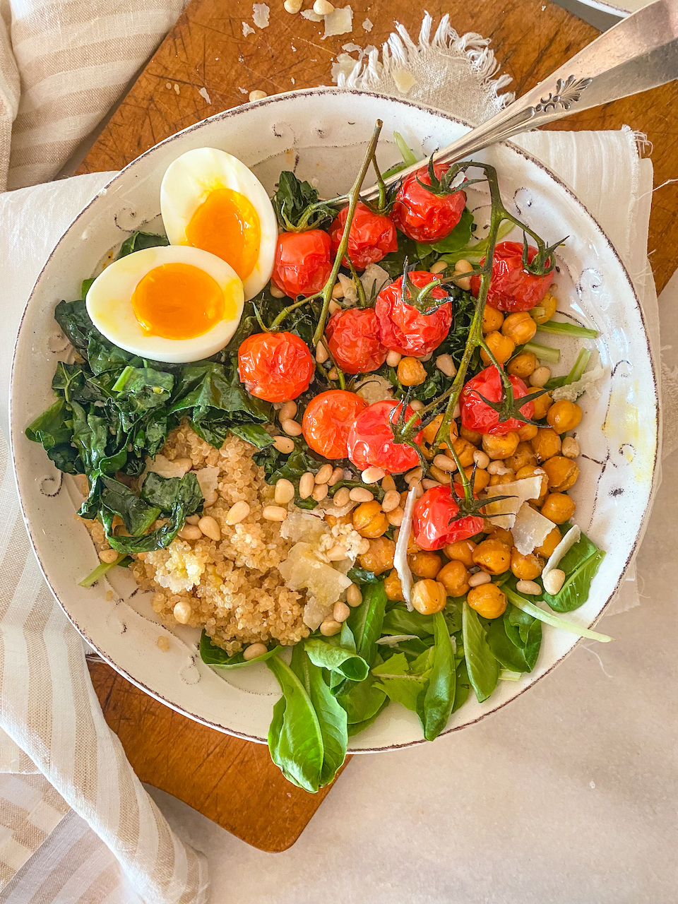 Lemony Quinoa Bowl | OurItalianTable.com