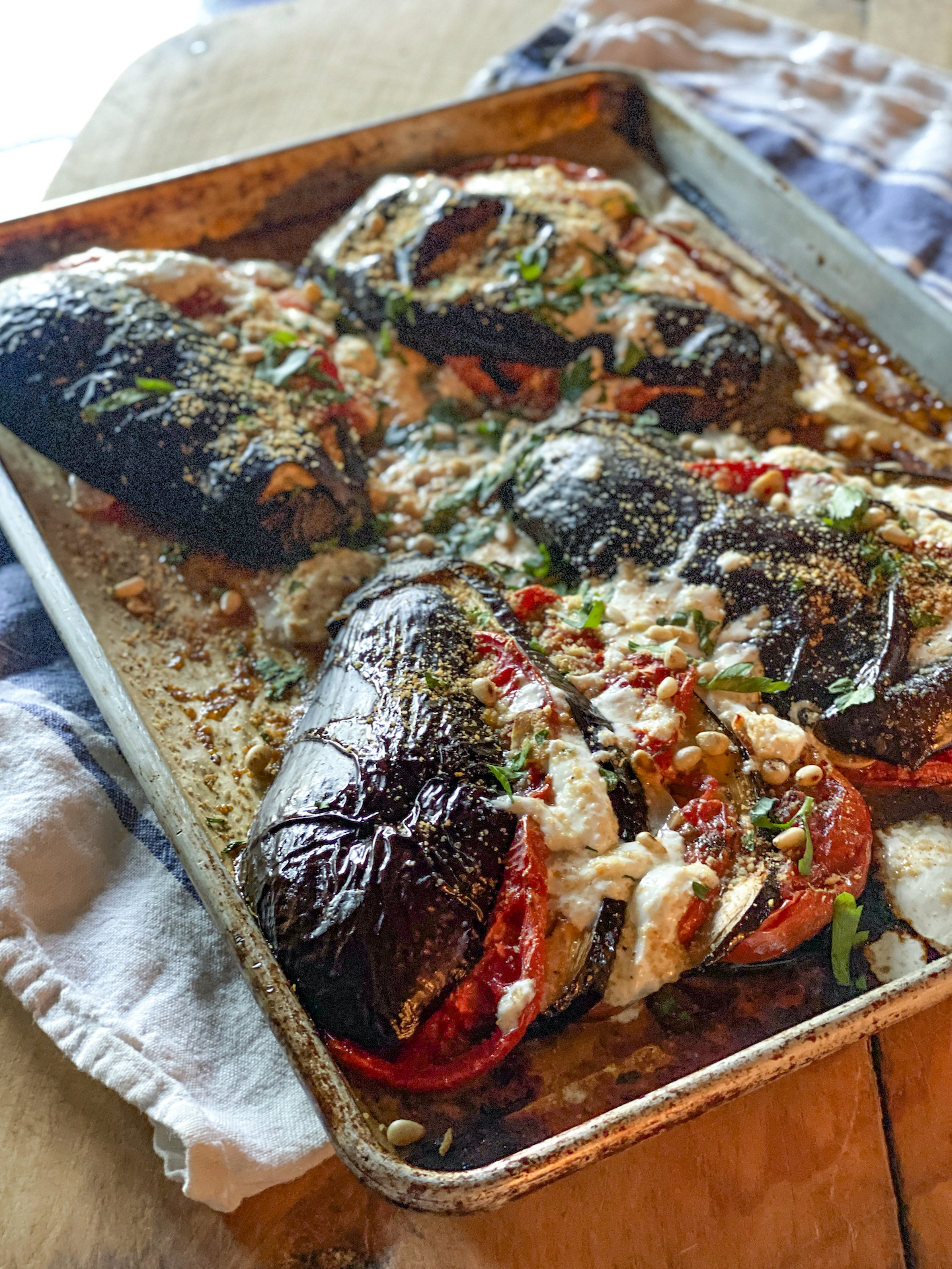 Roasted Eggplant and Tomatoes | OurItalianTable.com
