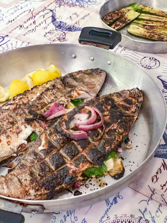 Fresh Grilled Spigola | OurItalianTable.com