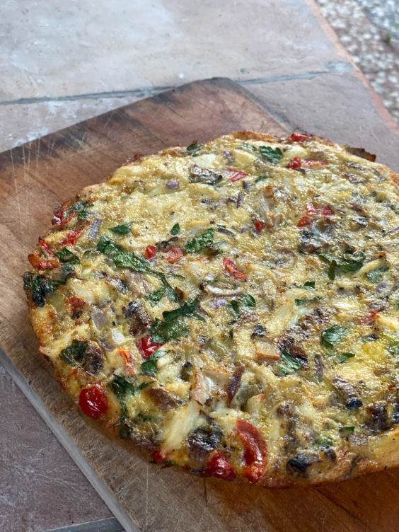 Fresh Fish Frittata | OurItalianTable.com