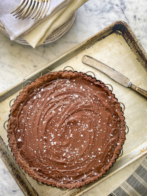 Salted Chocolate Crostata (& off to Italia we go!)