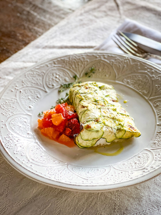 Soothe the Soul Italian Style: Fresh Cod in a Zucchini Crust