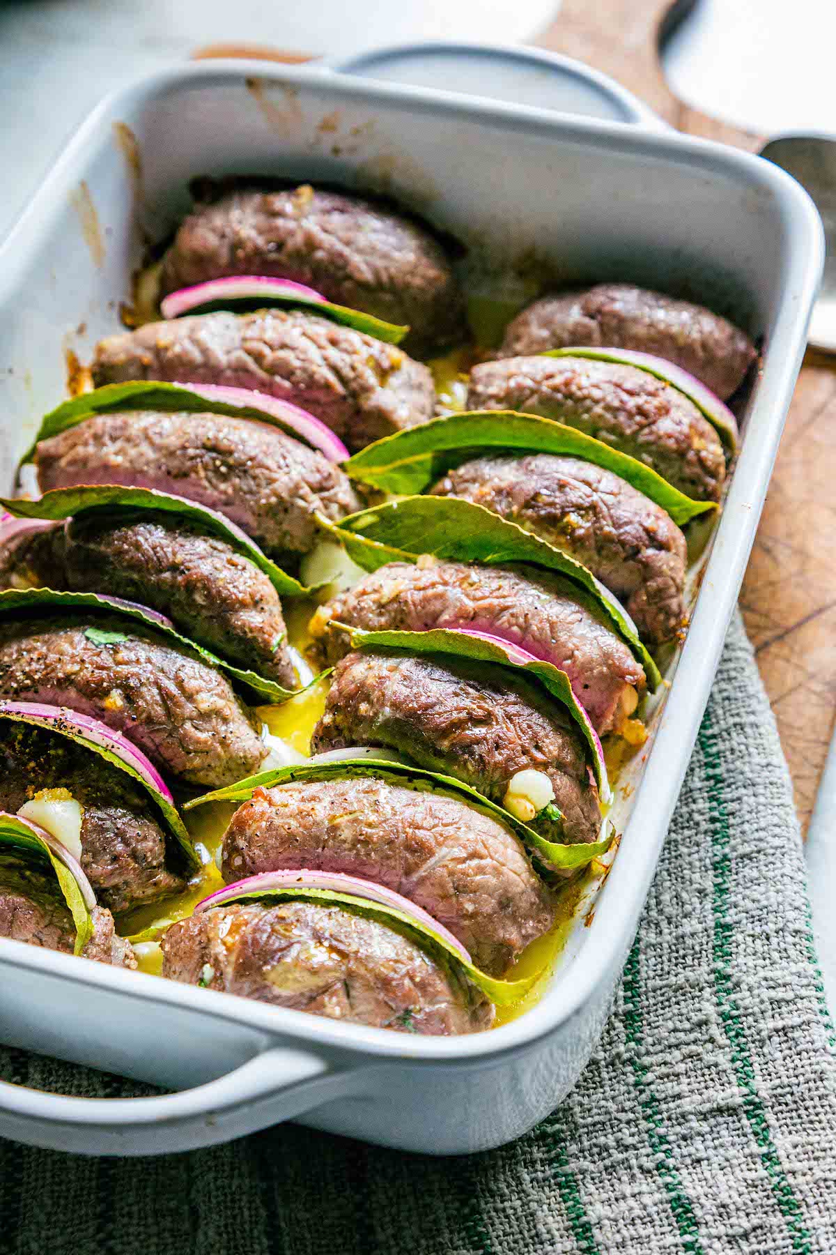Sicilian Beef Rolls | OurItalianTable.com