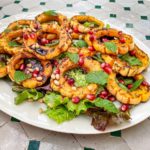 food photo of roasted delicata squash salad